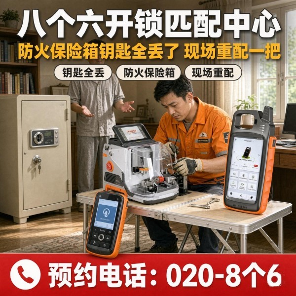 江埔开锁修锁换锁配汽车钥匙 - 020-66666666