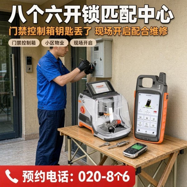 香荔路开锁修锁换锁配汽车钥匙 - 020-66666666