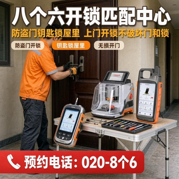 广卫路总站③上门换锁修锁配汽车钥匙服务 - 八个六开锁