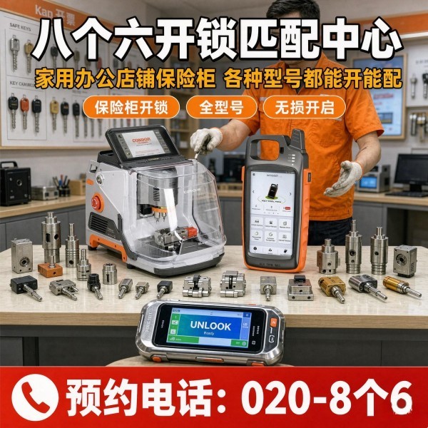 中新上门换锁修锁配汽车钥匙服务 - 八个六开锁