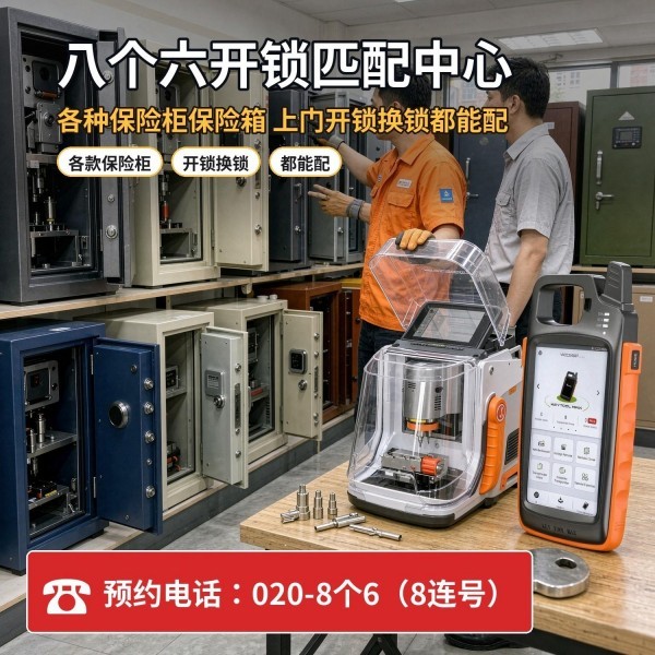 梯面上门换锁修锁配汽车钥匙服务 - 八个六开锁