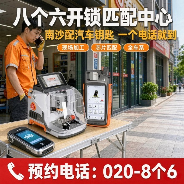燕岗上门换锁修锁配汽车钥匙服务 - 八个六开锁