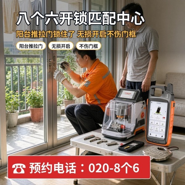 狮岭上门换锁修锁配汽车钥匙服务 - 八个六开锁