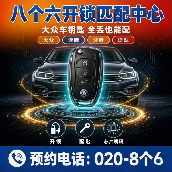 锦龙开锁修锁换锁配汽车钥匙 - 020-66666666