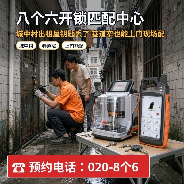 海幢开锁修锁换锁配汽车钥匙 - 020-66666666