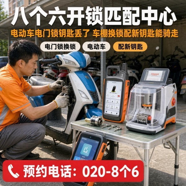 棠景开锁修锁换锁配汽车钥匙 - 020-66666666