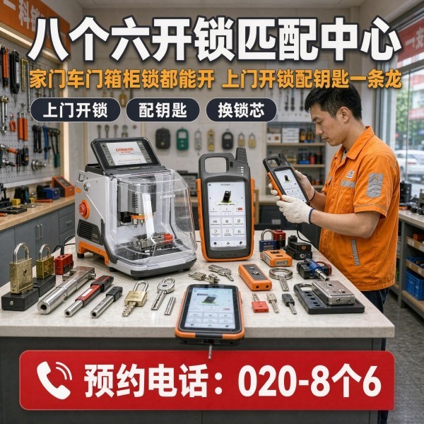 荔湾路②24小时开锁服务热线 - 020-66666666