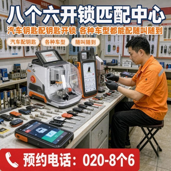 西场立交①开锁修锁换锁配汽车钥匙 - 020-66666666