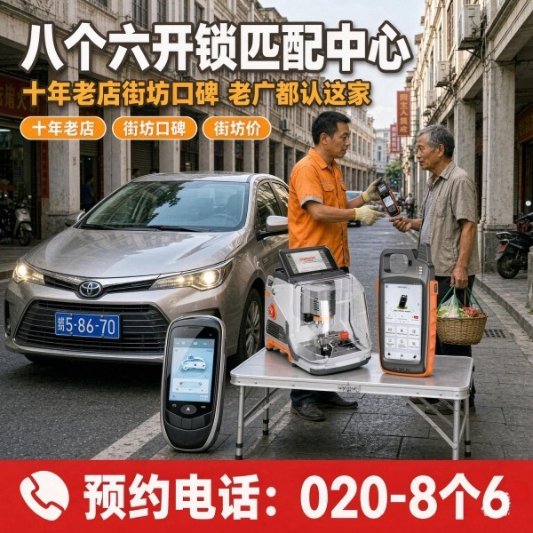 农讲所①开锁修锁换锁配汽车钥匙 - 020-66666666