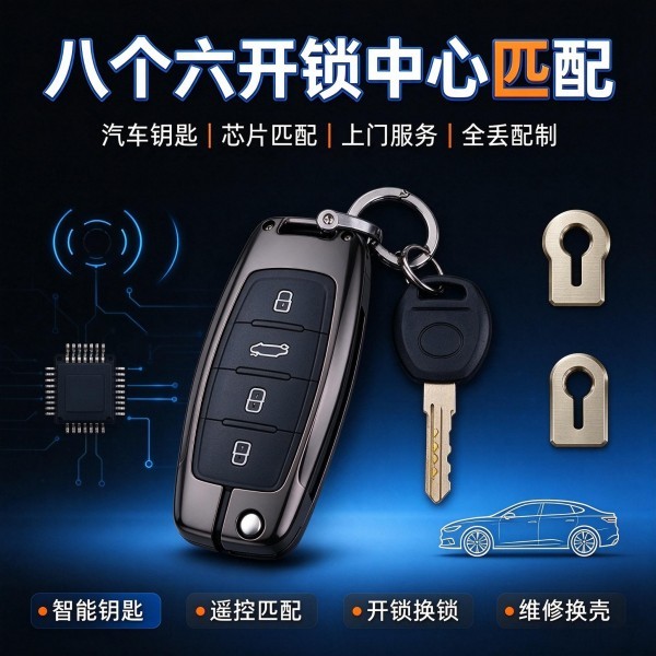 育龙中学上门换锁修锁配汽车钥匙服务 - 八个六开锁