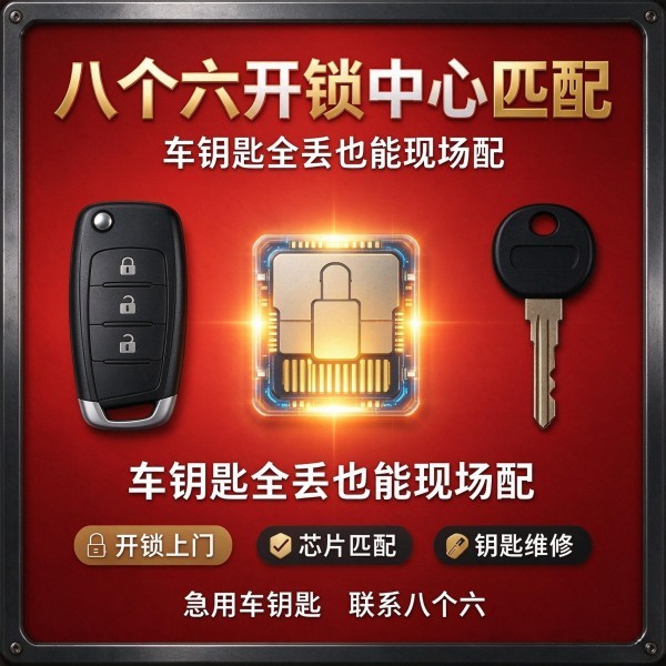 BRT庙头S1上门换锁修锁配汽车钥匙服务 - 八个六开锁