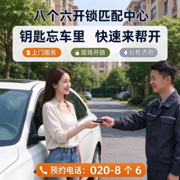 宝岗大道24小时开锁服务热线 - 020-66666666