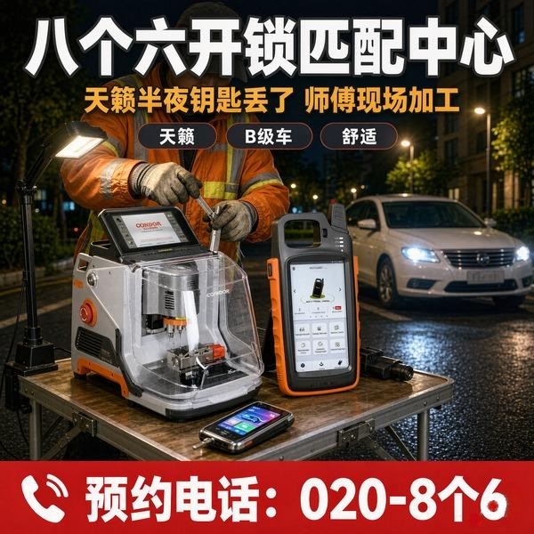 南航信息楼上门换锁修锁配汽车钥匙服务 - 八个六开锁