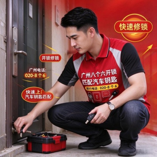 光塔24小时开锁服务热线 - 020-66666666