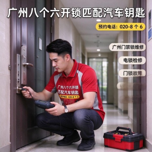 沙凤二路上门换锁修锁配汽车钥匙服务 - 八个六开锁