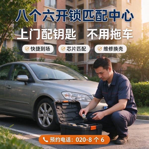 花东开锁修锁换锁配汽车钥匙 - 020-66666666