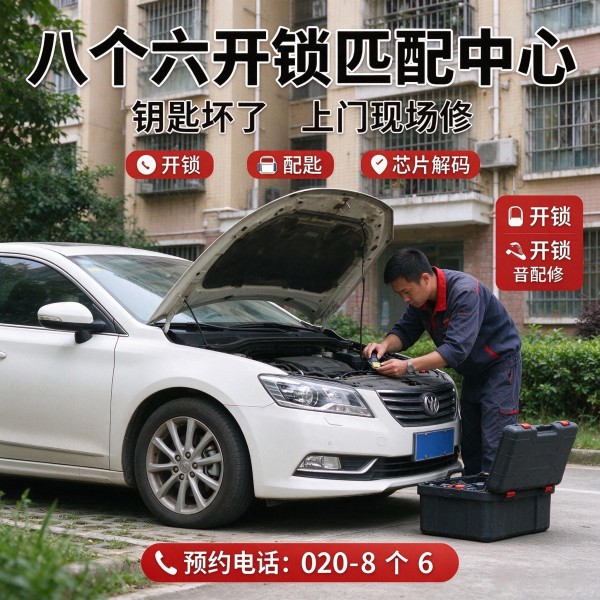 夏湾拿销售中心开锁修锁换锁配汽车钥匙 - 020-66666666