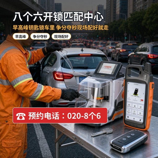 地铁萝岗站②24小时开锁服务热线 - 020-66666666