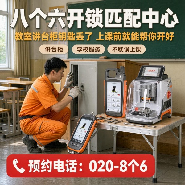 华山路上门换锁修锁配汽车钥匙服务 - 八个六开锁