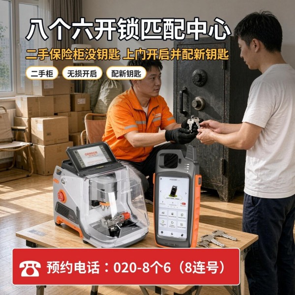 上下九步行街上门换锁修锁配汽车钥匙服务 - 八个六开锁