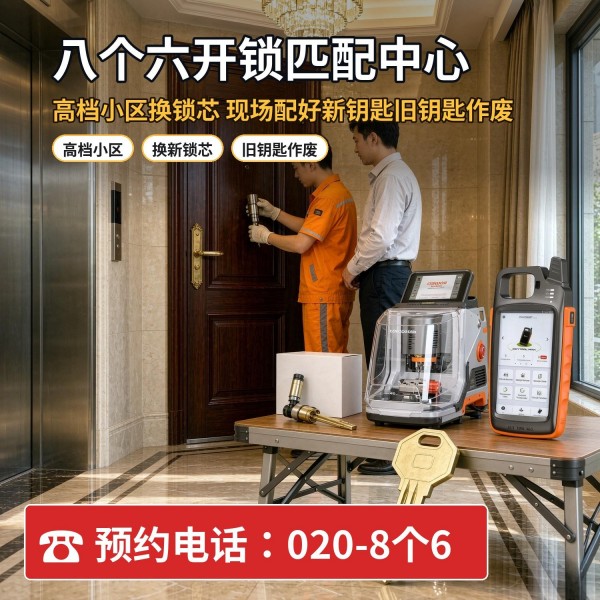 民航学院路口上门换锁修锁配汽车钥匙服务 - 八个六开锁