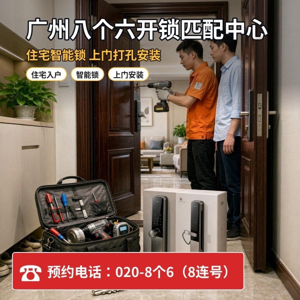 小北①24小时开锁服务热线 - 020-66666666