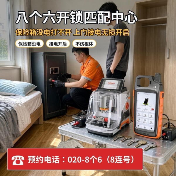 瑞宝开锁修锁换锁配汽车钥匙 - 020-66666666